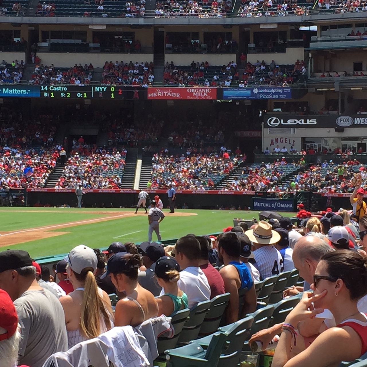 Yankees vs LA Angeles