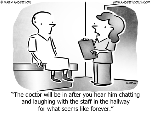 Doctor, Doctor, I've Got A Bad Case Of Waitin' For You...