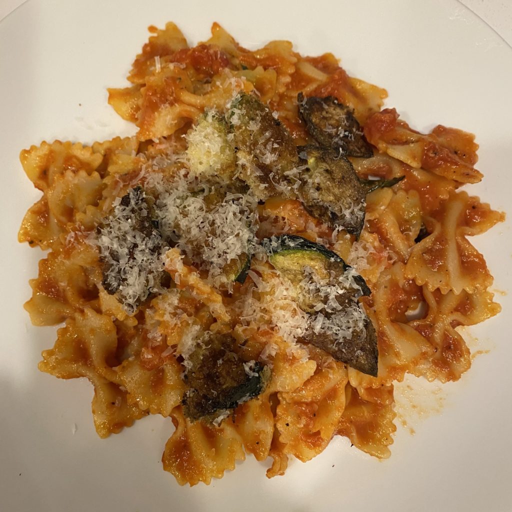 Zucchini Bow Ties...