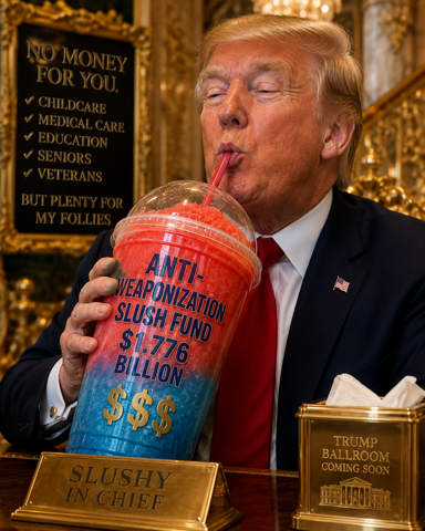 Sucking Down Our Hard Earned Tax $$$ …